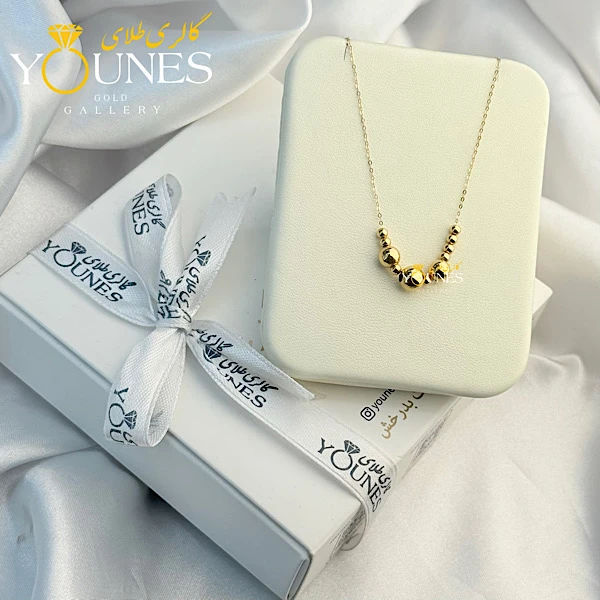 گردنبند تمام طلا گوی